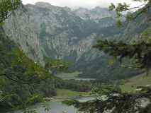 Die Saletalm zwischen dem Knigssee und dem Obersee
